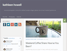 Tablet Screenshot of kathleenhowell.com